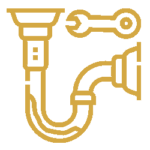 Drain and sewer service icon