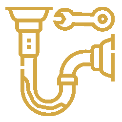 Drain and sewer service icon
